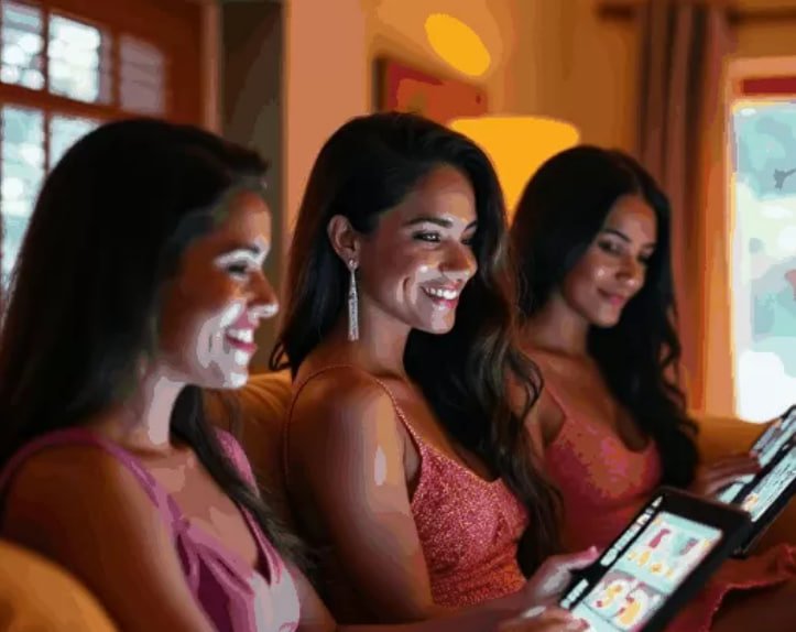 Philippines mobile user browsing the phmystic platform on a smartphone